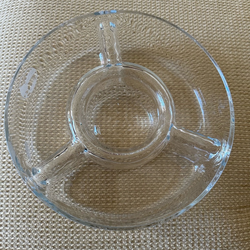 Sterling Cut Glass appetizer bowl